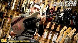 Video thumbnail for Squier - Mikey Way (My Chemical Romance) Mustang Bass Demo at GAK! by GAK