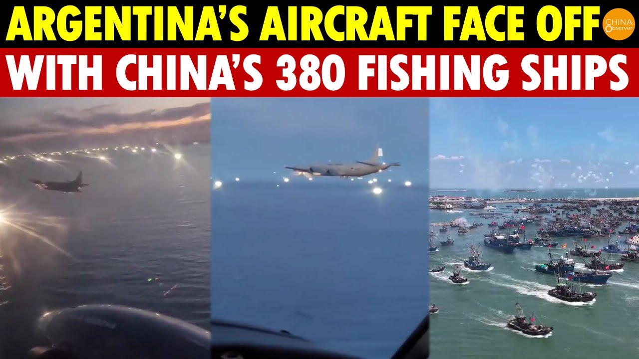 Argentina’s Navy Aircraft Face Off with China’s 380 Fishing Ships in a Night Standoff
