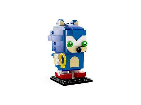 Vidéo LEGO BrickHeadz 40627 : Sonic le Hérisson