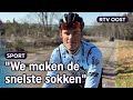 Lars is wielertalent én ontwikkelt de sokken van Van der Poel en Van Aert | RTV Oost