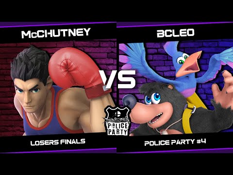 McChutney (Little Mac) vs BCLeo (Banjo & Kazooie) - Police Party #4 - Losers Finals