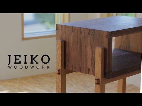 Making A Wooden Bedside Table/Nightstand With Hand-Cut Dovetails