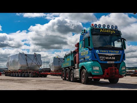 Allelys Heavy Haulage 5m Wide 70t Presses