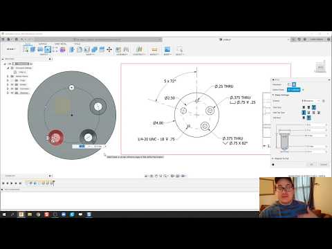 Holes, Canvas, and Unit Conversion - Day 24 of 100 Autodesk Fusion 360 Journey