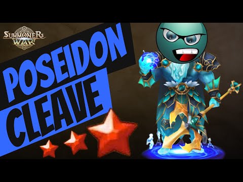 25 Wins with POSEIDON Cleave Team. Water Sea Emperor in Summoners War RTA