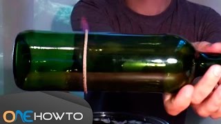 How to Cut Glass Bottles with a String and Fire