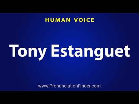 How To Pronounce Tony Estanguet