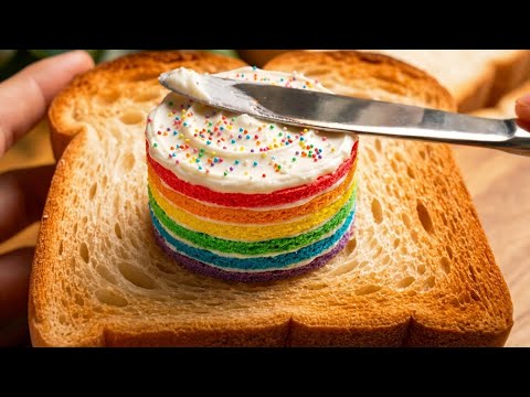 Foods on toast | cinematic asmr spreading | ASMR VIBES