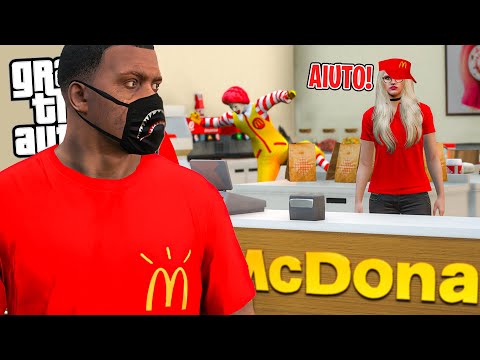 GIULIA LAVORA AL McDONALD'S 🤡 - GTA 5 MOD VITA REALE⁵ #22