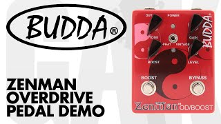 Video thumbnail for Budda - ZenMan Dual Overdrive and Boost Pedal Demo at GAK by GAK
