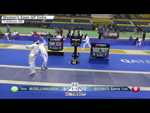 FE W E Individual Doha QAT Grand Prix 2016 T08 03 blue BESBES TUN vs MOELLHAUSEN BRA