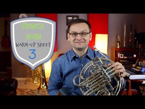 French Horn Warm Up Sheet 3