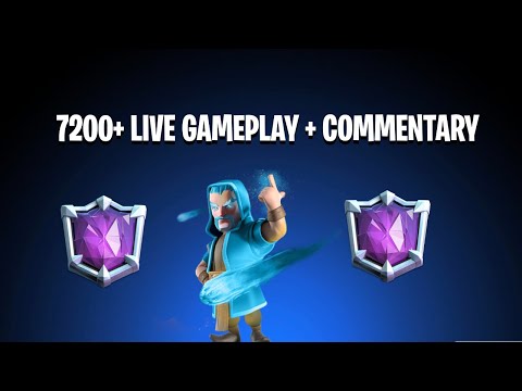 7200+ Trophies Icebow (3.6) End Season Push - Clash Royale Live Gameplay!