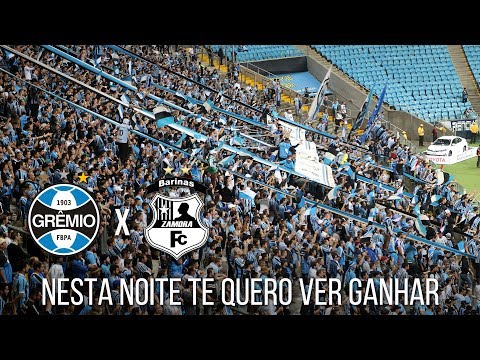 "Nesta noite te quero ver ganhar - Grêmio 4 x 0 Zamora" Barra: Geral do Grêmio • Club: Grêmio