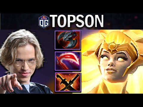 OG.TOPSON DAWNBREAKER WITH 18 KILLS - DOTA 2 7.29 GAMEPLAY