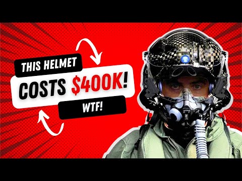 This HELMET Costs $400K!! Why does the F35 HELMET cost more than a FERRARI?