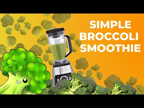 Simple Broccoli Smoothie Recipe (High Fiber)