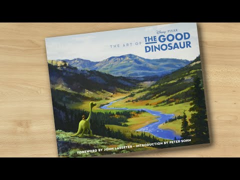 The Art of the Good Dinosaur (book flip)