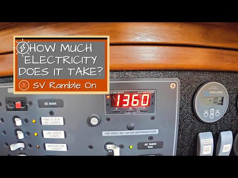 How Much Electricity Does It Take? | SV Ramble On