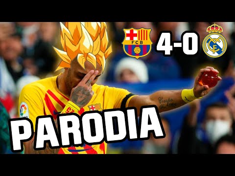 Canción Real Madrid vs Barcelona 0-4 (Parodia Dragon Ball Super)