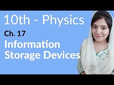 10th Class Physics Chapter 8 - Information Storage Devices - Class 10th Physics Chapter 17