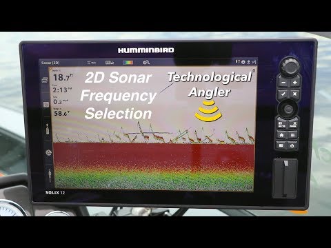 Humminbird SOLIX | 2D Sonar Frequency Selection | The Technological Angler