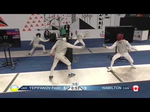 Cairo Worlds 2021 CMF - L16 - Yepifanov UKR v Hamilton CAN