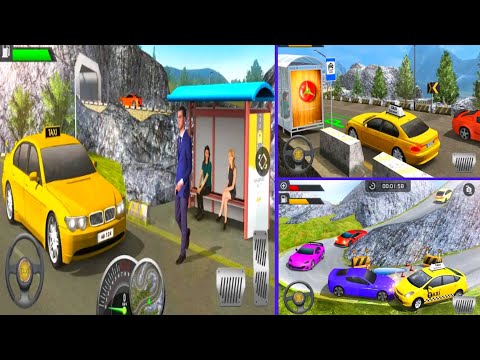 Mountain Taxi Driver Driving 3D Games_New Taxi Games 2020