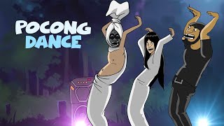 Download lagu Pocong Keasikan Joget - Pocong Dancing -  Kartun Hantu Lucu mp3