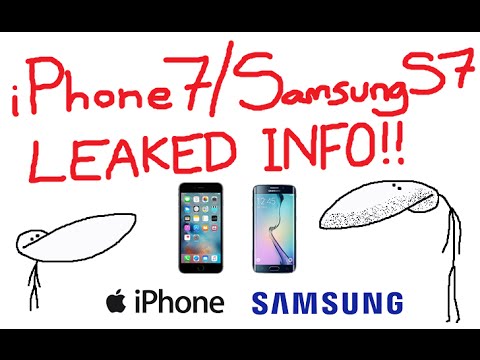 Uniklé informace o Samsungu S7 a iPhonu 7