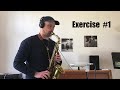 Basic Jazz Conception for Saxophone by Lennie Niehaus (Vol. 1) - Exercise #1