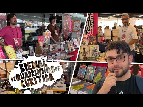 Bienal de Quadrinhos de Curitiba 2025 - Giro Completo, Impressões e Aquisições do Evento!