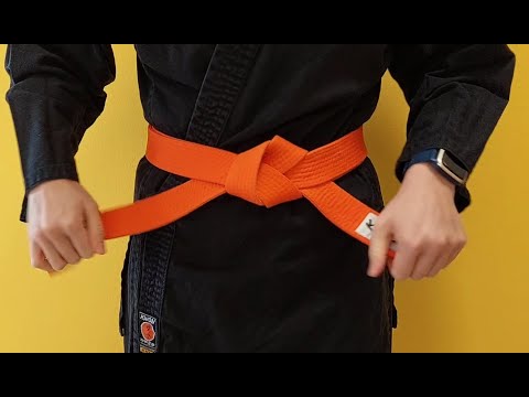 Anleitung zum Gürtel binden (Kickboxen, Karate, Taekwondo, Krav Maga)