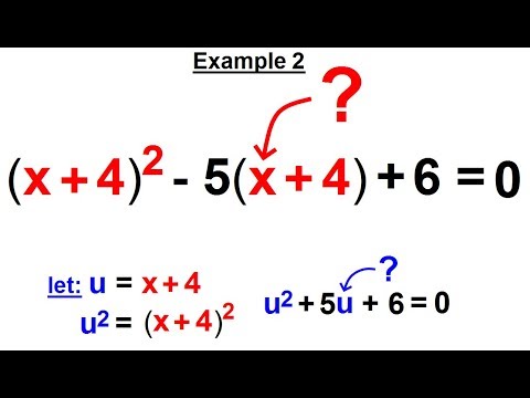 Algebra Ch 28 Quadratic Equation Special Types 1 of 8 Introduction