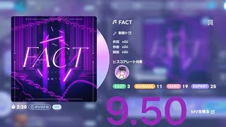 FACT-常闇トワ (難易度:expert) 9.50譜面