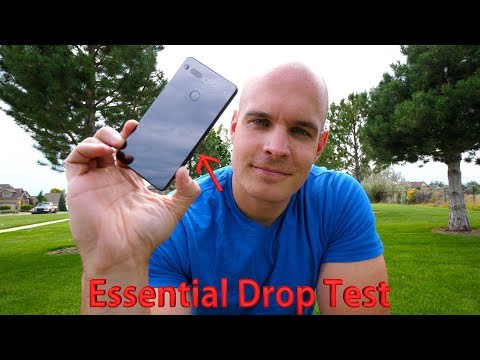 Essential Phone Drop Test - TITANIUM and CERAMIC vs. GRAVITY!