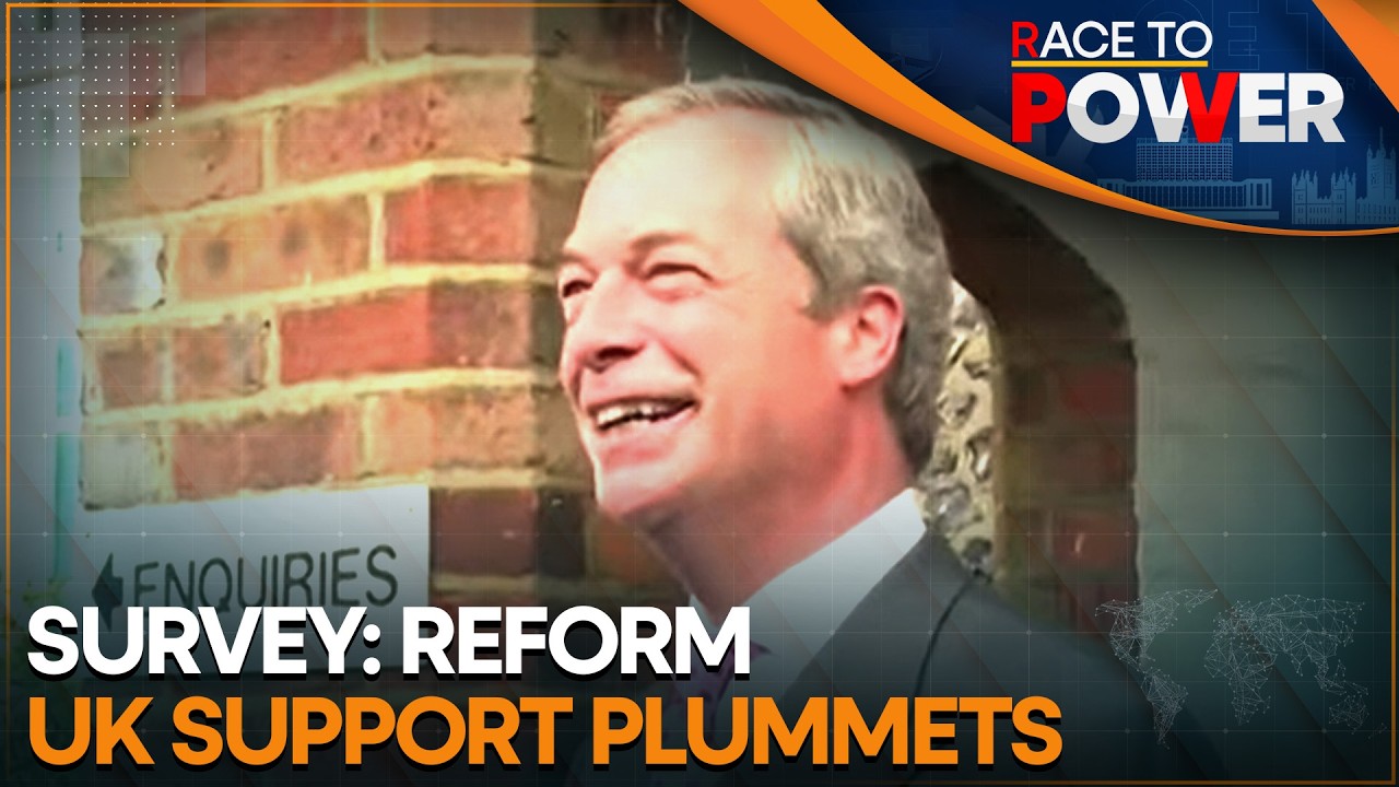 'Reform UK Support Lowest In Two Years' | Race To Power