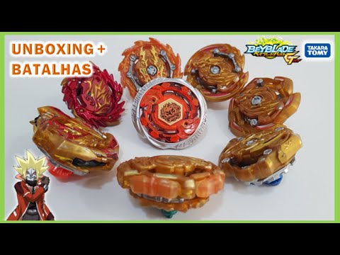 [UNBOXING] RANDOM BOOSTER VOL. 19 - SET COMPLETO! | Beyblade Burst GT | Takara Tomy | + Batalhas!