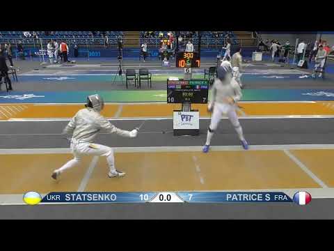 Budapest 2021 SMS - PL128 - Statsenko UKR v S Patrice FRA