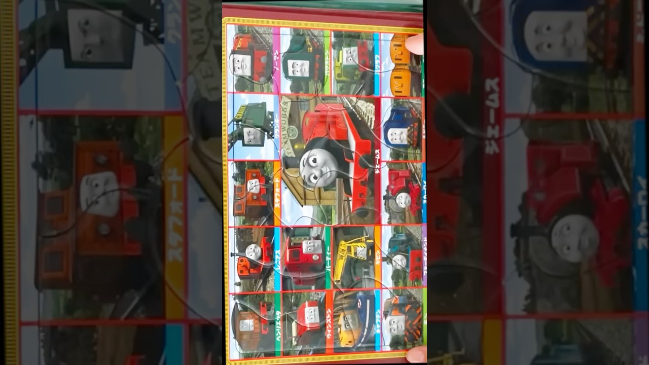 きかんしゃトーマスとゆかいな仲間たち ②アニメ おもちゃ キャラクター知育パズルでお名前紹介♪ジェームス クララベル アニー ケビン デン キャプテン クランキー スクラフ シドニー #shorts