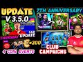 Update 3.5.0 This Week🔥| 7th Anniversary Big Events | Champion Club Campaigns | Free Epics & Coins?