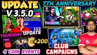 Update 3.5.0 This Week🔥| 7th Anniversary Big Events | Champion Club Campaigns | Free Epics & Coins?