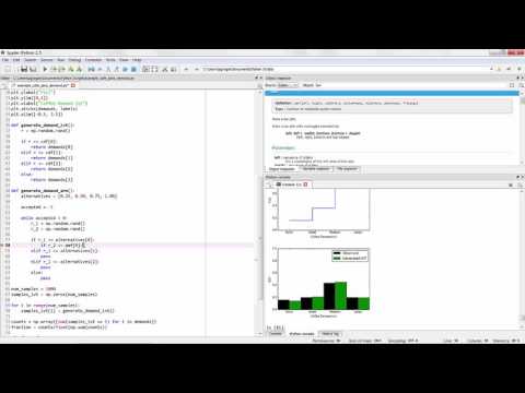 Cafe Java Demand Process Generator Accept Reject Tutorial