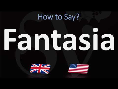 How to Pronounce Fantasia? (2 WAYS!) UK/British Vs US/American English Pronunciation