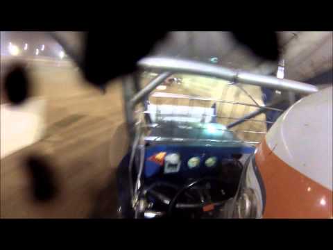 Hayley Sayers Sprintcar Crash Dubbo Speedway 19/10/2013