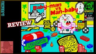 Baby-Man Vs Man-Baby : Homebrew from 2023 - on the ZX Spectrum 48K !! with Commentary