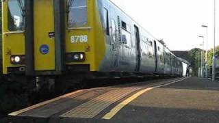 Northern Ireland Railways - DEMU 8458 - Antrim Castle - Arriving at Ballycarry