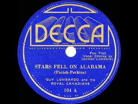 1934 HITS ARCHIVE: Stars Fell On Alabama - Guy Lombardo (Carmen Lombardo, vocal)