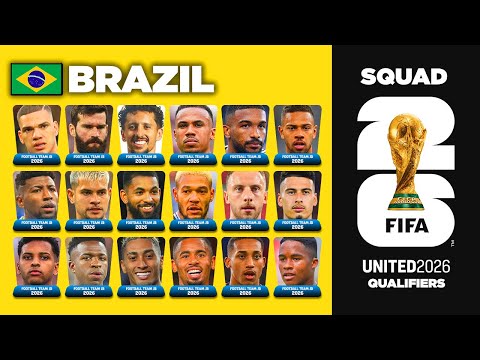 BRAZIL SQUAD FT. ENDRICK | WORLD CUP 2026 QUALIFIERS NOVEMBER MATCHES