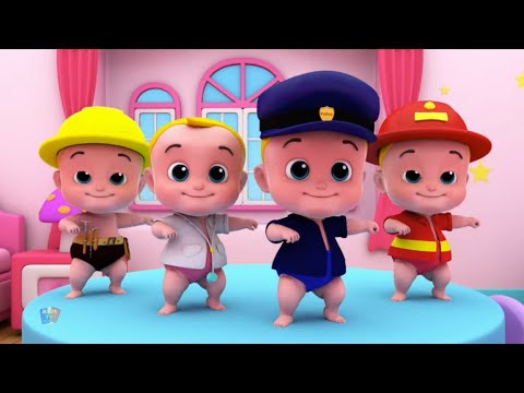 пять маленьких детей | прыгающая песня для детей | учиться считать | Baby Songs | Five Little Babies